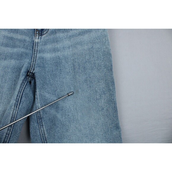 Playboy By PacSun Light Blue Jeans Medium Wash Back Slash 90’s Size 24 - Picture 15 of 16